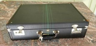 Vintage 1940s Picnic Set Warren Suitcase Green Plates Cups,  Bakelite Flatware 2