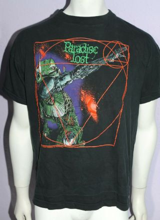 Vintage 92 Paradise Lost t shirt XL My Dying Bride Katatonia Tiamat death metal 2