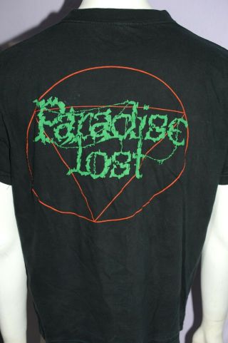 Vintage 92 Paradise Lost t shirt XL My Dying Bride Katatonia Tiamat death metal 3