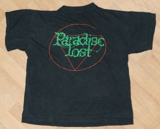 Vintage 92 Paradise Lost t shirt XL My Dying Bride Katatonia Tiamat death metal 5