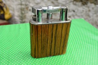 Vintage DUNHILL JUMBO Art Deco lift arm TABLE LIGHTER Serviced 1922,  pouch 5