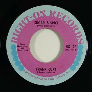 Frank Curt " Sugar & Spice " Rare Obscure Crossover Soul Funk 45 Right - On Mp3