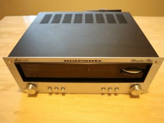 Vintage Marantz 125 AM FM Stereo Tuner - tuned,  bulbs,  power caps, 2