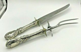 Reed & Barton Francis I Sterling Silver Large Carving Set 13 - 1/2 "