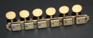 Vintage 1964 Gibson Kluson Deluxe 6 inline Strip Tuners 1965 1966 1967 1968 3