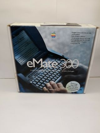 Vintage Macintosh Apple Emate 300 Newton Os Laptop W/ Box