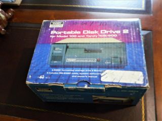 Vintage Tandy Portable Disk Drive 2 For Model 100 And Tandy 100/200