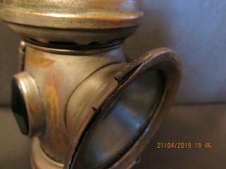 rare vintage Joseph Lucas captain no.  59 bicycle oil lamp 7