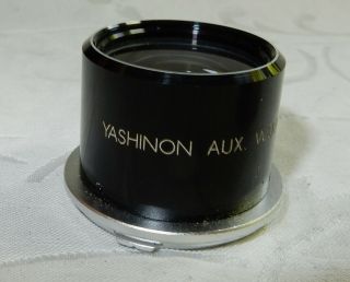 Vintage Yashica Yashinon Aux Wideangle For Tlr Camera Incl Mat - 124 G,  Lens Cap