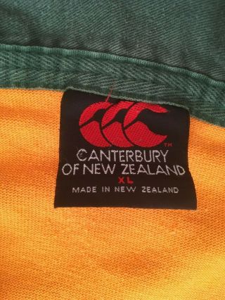 1992 Vintage Canterbury Australia Wallabies Rugby Jersey.  Size XL. 4
