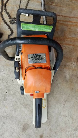 Vintage Stihl 028av 028 AV Chainsaw 16 