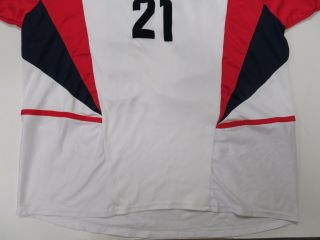 Nike Landon Donovan USA Soccer Jersey White 21 Dri Fit Vintage Mens XL 7