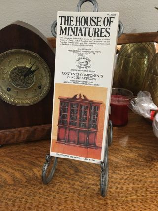 Vintage The House Of Miniatures X - Acto Chippendale Breakfront 40048