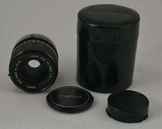 Lens Canon Lens Fd 35mm F/2 1:2 S.  S.  C.  Vintage