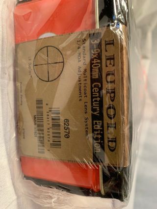 Leupold 3 - 9 x 40mm Century Limited Edition Scope Gift Set Golden Ring MMVII RARE 12