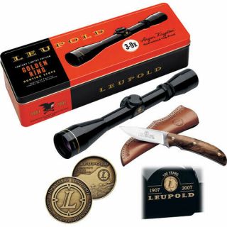 Leupold 3 - 9 X 40mm Century Limited Edition Scope Gift Set Golden Ring Mmvii Rare