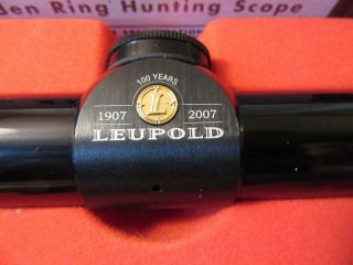 Leupold 3 - 9 x 40mm Century Limited Edition Scope Gift Set Golden Ring MMVII RARE 5