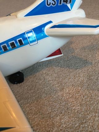 Jumbo Jet 747 Airplane Cheng Ching 1988 16” Vintage 7