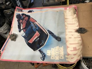 4 Scorpion 1979 Posters Vintage Snowmobile Ships Whip Sting