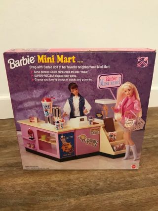 RARE Vintage Barbie Mini Mart by Matel 3
