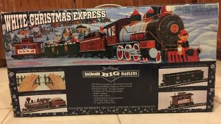 VTG Bachmann White Christmas Express 90023 G Scale Train Big Haulers 5