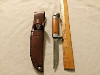 Rare Made In Usa Remington Fixed Blade Knife Vintage Small 6 " Set Screws