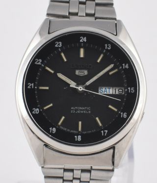 Authentic Vintage Seiko 5 Automatic 21 Jewels Cal.  7s26a Railway Time Men 