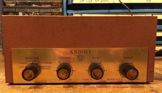Vintage 1950s Knight Kn610 Integrated Amplifier Project 6bq5 12ax7 Ez80