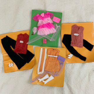 Vintage 1970s Mego Maddie Mod Doll Clothes - 4 Outfits - Barbie Clone Clothing