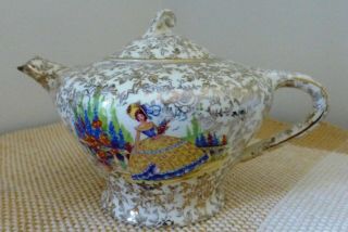 Empire Ware Lady Crinoline Teapot - Vintage C1930s - 40s