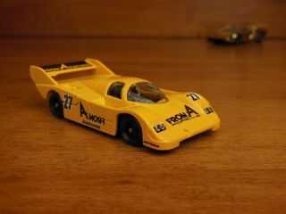 Tomica PORSCHE 962C FROM A Racing,  Made in Japan vintage pocket car Rare 8