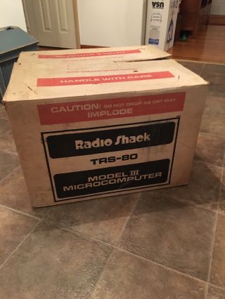 Radio Shack TRS - 80 Model III 3 26 - 1066 Vintage Computer W/ Box SEE 2