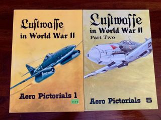 Aero Pictorials 1 & 5 Luftwaffe In World War Ii,  By Rene J.  Francillon