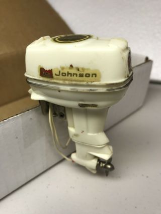Vintage Electric 40 Hp Johnson Model Outboard Toy Boat Motor