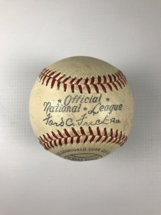 Vintage 1949 - 51 Official Ford Frick Spalding National League Baseball