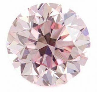 Natural Rare Extra Fine Pink Diamond - Round - Unheated,  Untreated