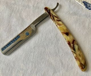 Vintage Solingen Straight Razor Day Of The Week Friday