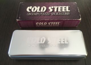 Cold Steel Custom Series Black Sable Very Rare Knife 60bs