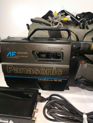 Panasonic OmniMovie VHS AF HQ CCD PV - 320 Vintage Video Recorder Bundle - 3