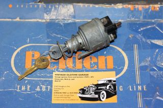 1956,  1957,  Packard Ignition Switch