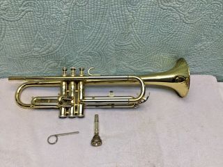 Vintage Blessing Scholastic Trumpet 445401 W/ Case & Yamaha Mouthpiece