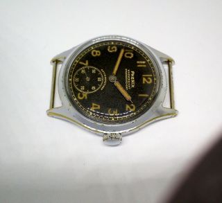 Vintage WW2 German Army Military Issue Phenix DH watch with bonus ring RARE real 3