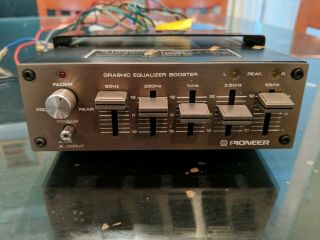 Vintage Pioneer Car Stereo 5 Band Graphic Equalizer Booster Model Ad - 30