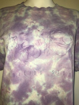 Vintage Rolling Stones Concert T Shirt RARE No Security Tour 1999 Orig Tie Dye 2