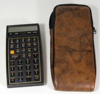 Vintage Hp - 41cv Programmable Calculator W/case