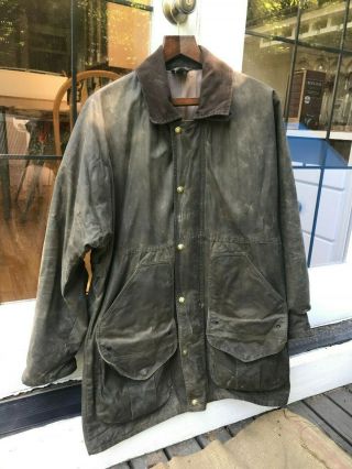 Vintage Filson Tin Cloth Field Jacket - Waxed Cotton - Style 1439n - Size M