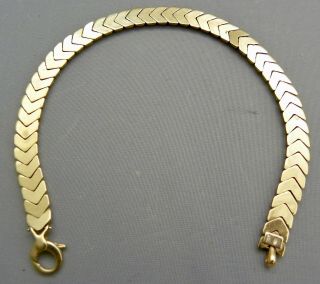 Elegant 14 K Gold Italian Bracelet Vintage