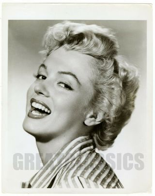 Marilyn Monroe Clash By Night 1952 Vintage Photograph
