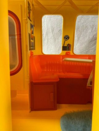 Vintage Barbie Star Traveler Motorhome RV Bus Camper Yellow/Orange 1976 GMC 12
