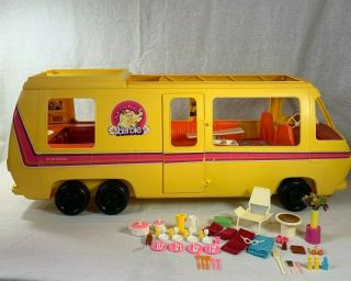Vintage Barbie Star Traveler Motorhome Rv Bus Camper Yellow/orange 1976 Gmc